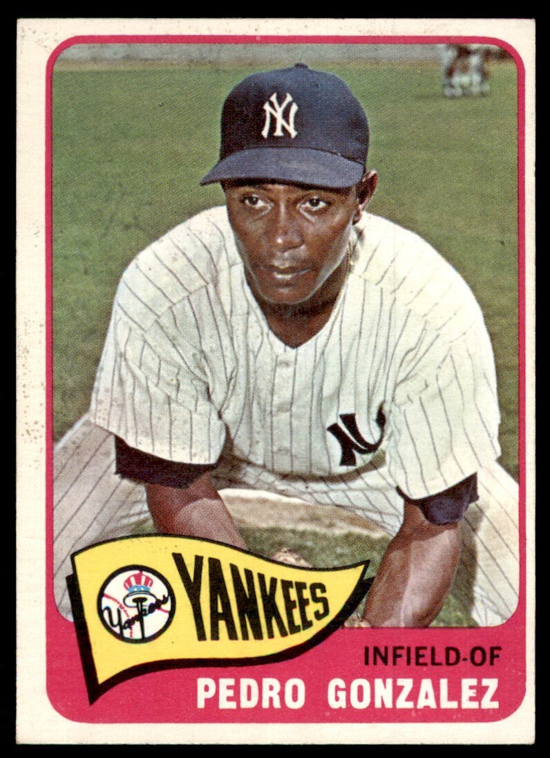 1965 Topps Baseball Card Pedro Gonzalez New York Yankees #97