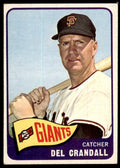 1965 Topps Baseball Card Del Crandall A San Francisco Giants #68