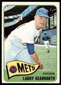 1965 Topps Baseball Card Larry Bearnarth A New York Mets #258