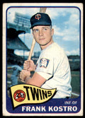 1965 Topps Baseball Card Frank Kostro A Minnesota Twins #459