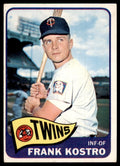 1965 Topps Baseball Card Frank Kostro B Minnesota Twins #459