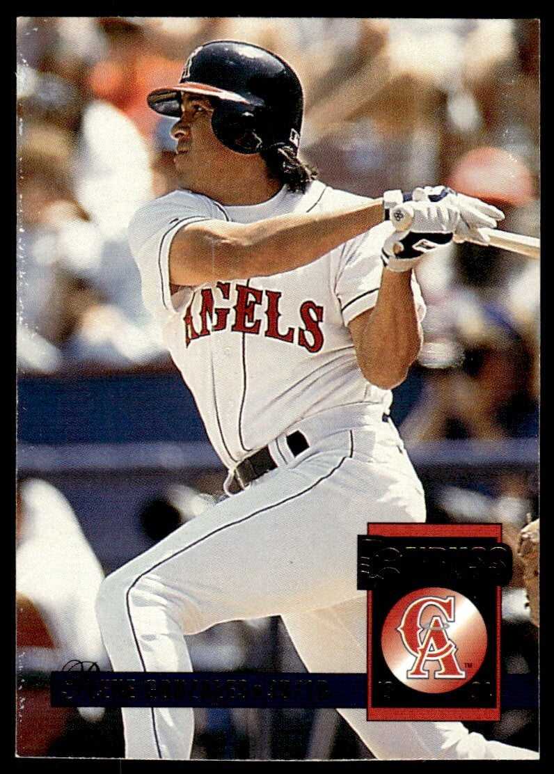 1994 Donruss Baseball Card Rene Gonzales California Angels #640