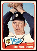 1965 Topps Baseball Card Dave Wickersham B Detroit Tigers #375