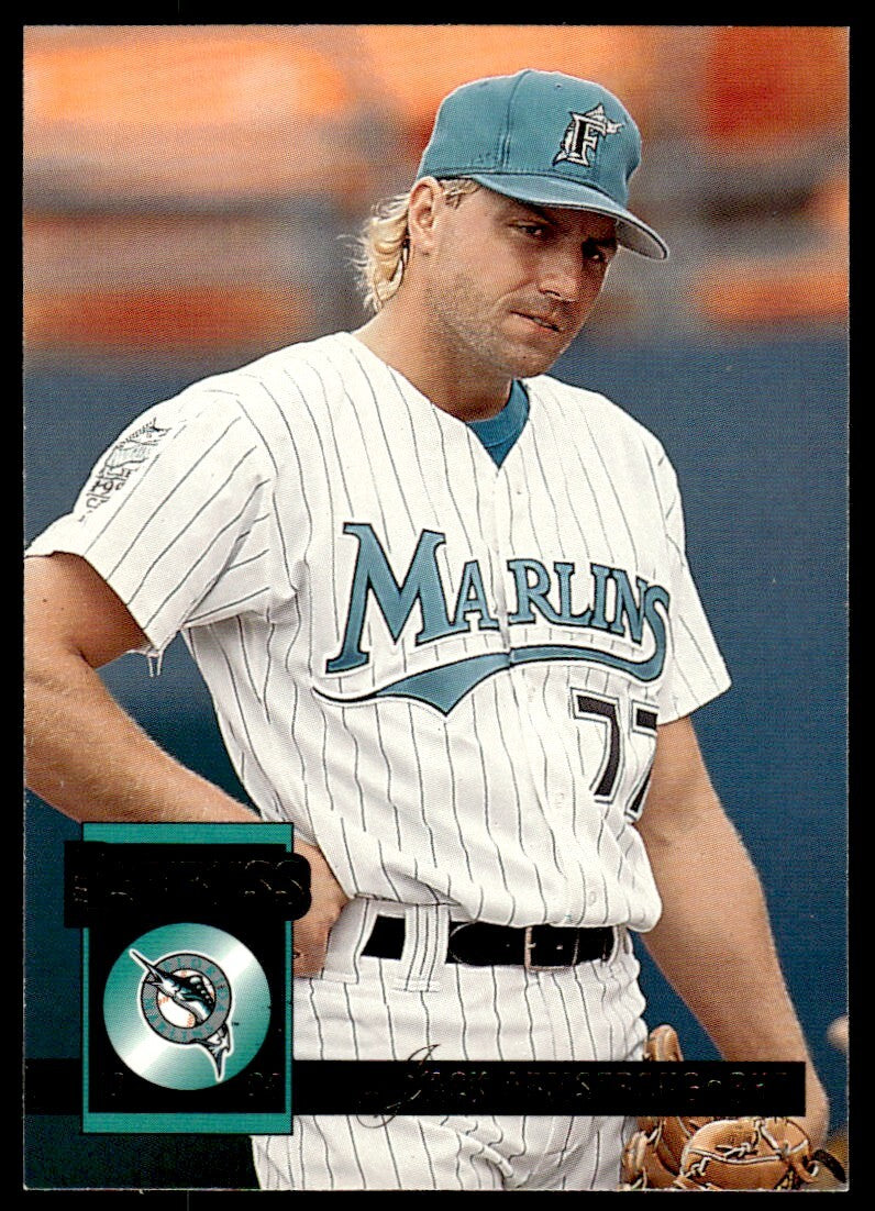 1994 Donruss Baseball Card Jack Armstrong p Florida Marlins #466