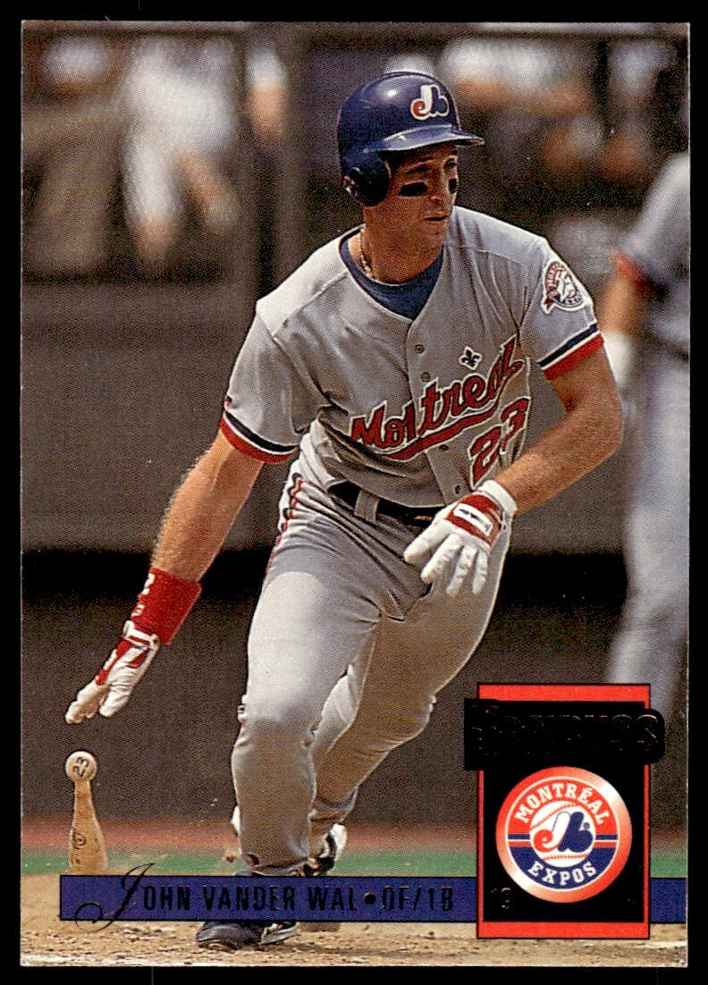 1994 Donruss Baseball Card John Vander Wal Montreal Expos #571