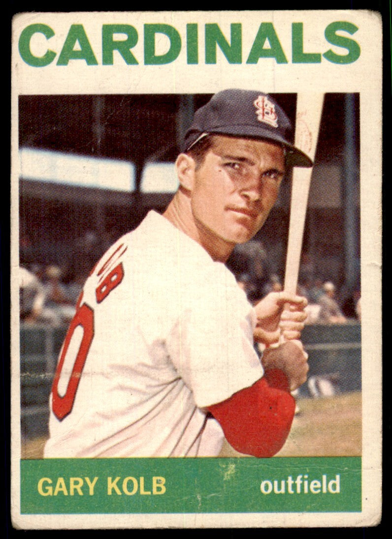 1964 Topps Baseball Card Gary Kolb St. Louis Cardinals #119