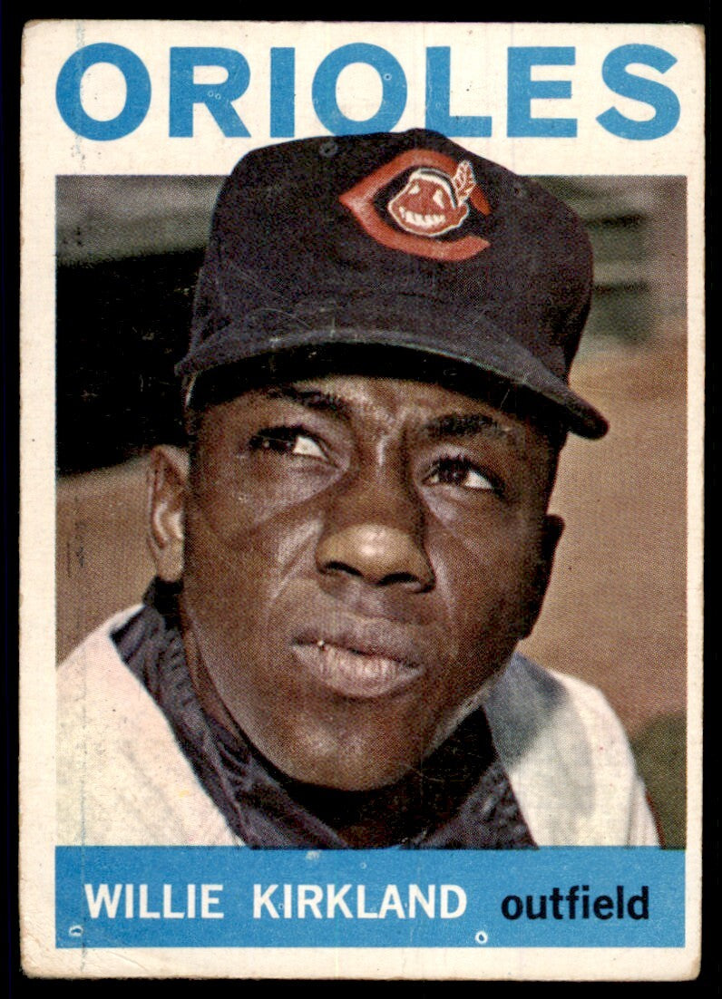 1964 Topps Baseball Card Willie Kirkland A Baltimore Orioles #17