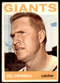 1964 Topps Baseball Card Del Crandall San Francisco Giants #169