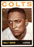1964 Topps Baseball Card Walt Bond A Houston Colt .45s #339