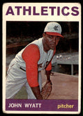 1964 Topps Baseball Card John Wyatt A Kansas City Athletics #108