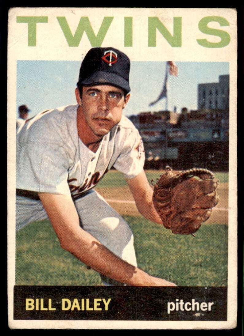 1964 Topps Baseball Card Bill Dailey Minnesota Twins #156