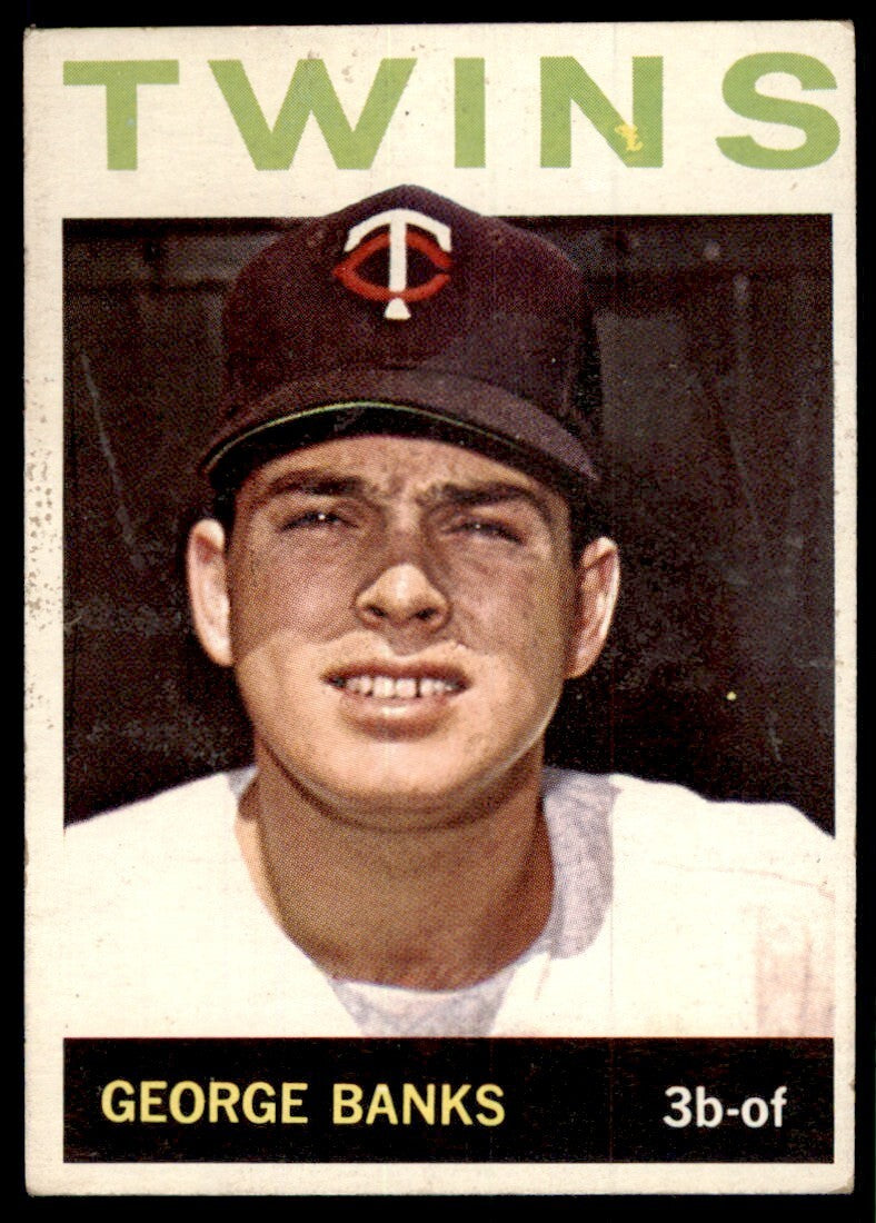 1964 Topps Baseball Card George Banks Minnesota Twins #223