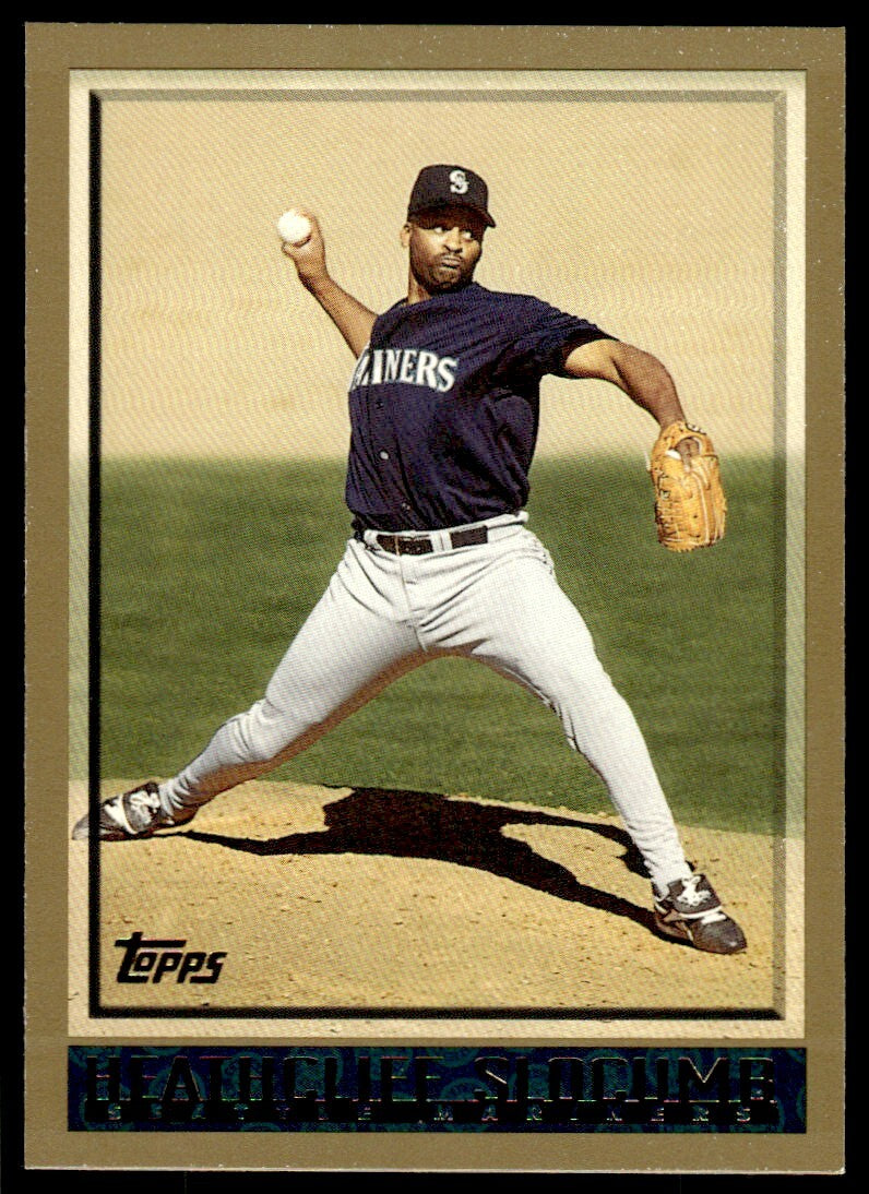 1998 Topps Baseball Card Heathcliff Slocumb Seattle Mariners #388