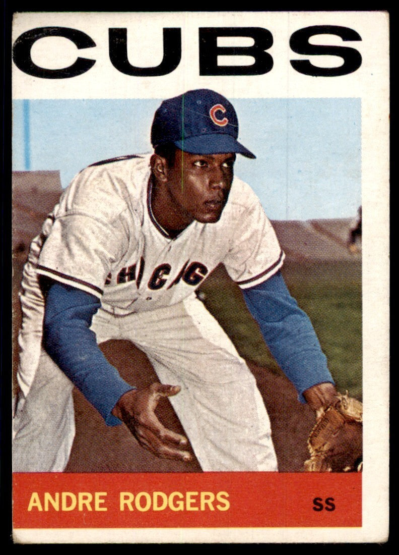 1964 Topps Baseball Card Andre Rodgers A Chicago Cubs #336