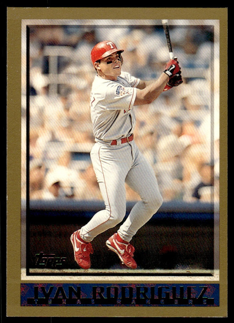 1998 Topps Baseball Card Ivan Rodriguez pp Texas Rangers #292