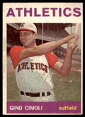 1964 Topps Gino Cimoli Baseball Card Kansas City Athletics #26