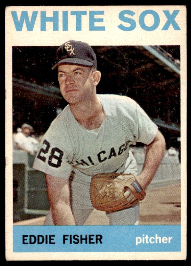 1964 Topps Eddie Fisher Baseball Card Chicago White Sox #66