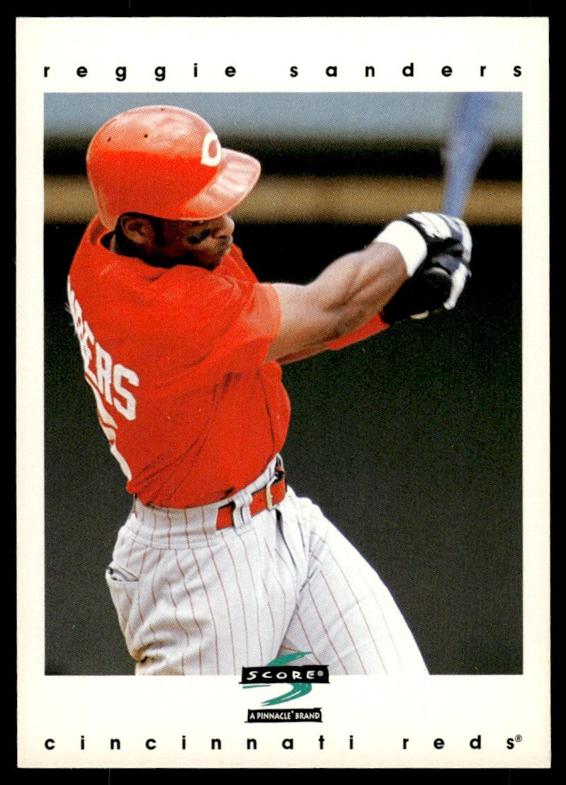 1997 Score Baseball Card Reggie Sanders Cincinnati Reds #19