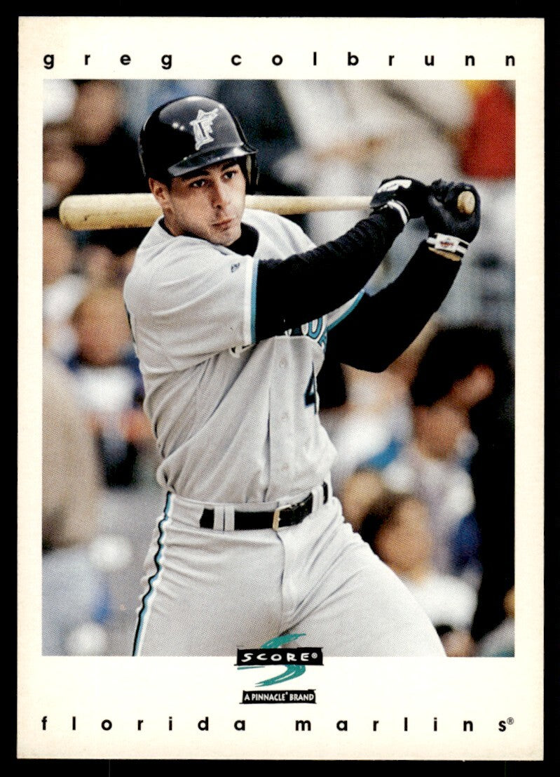 1997 Score Baseball Card Greg Colbrunn Florida Marlins #69