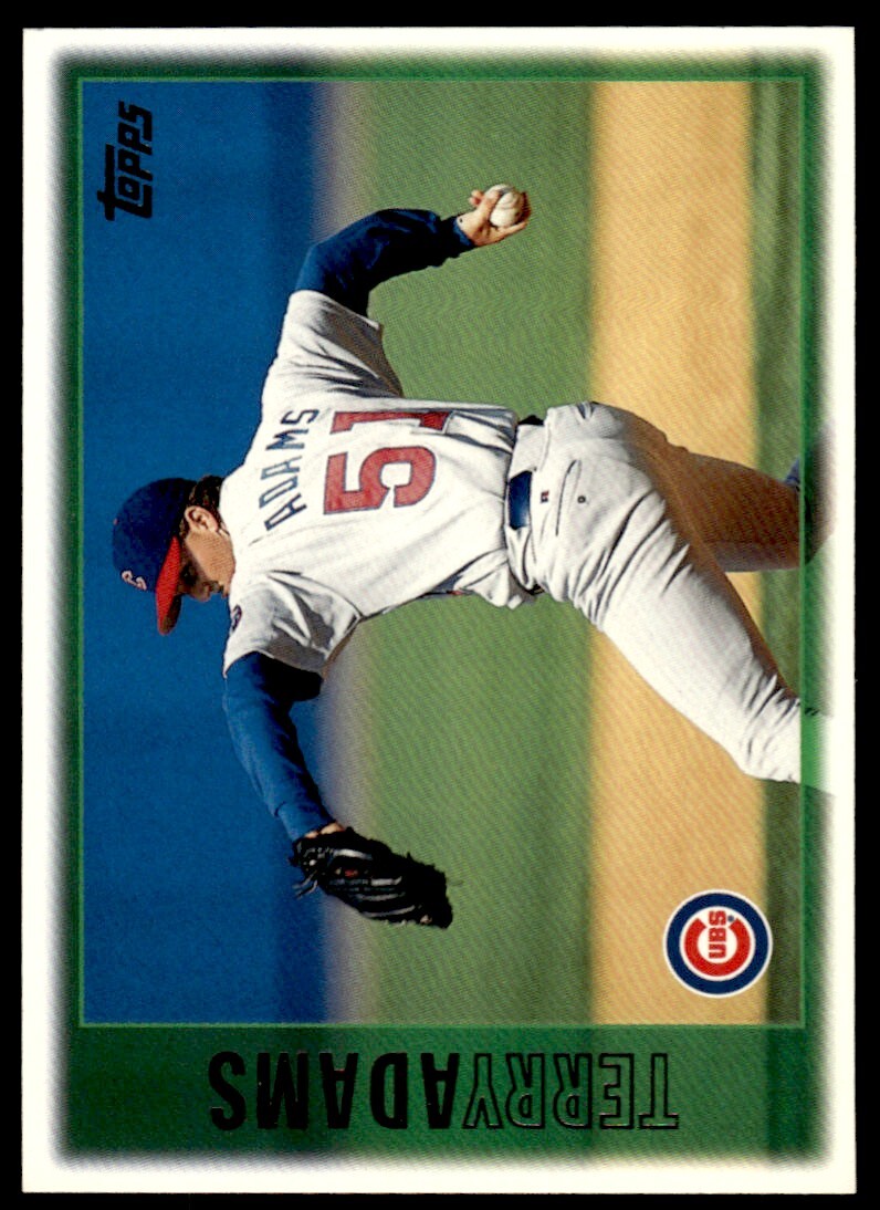 1997 Topps Baseball Card Terry Adams sa Chicago Cubs #191