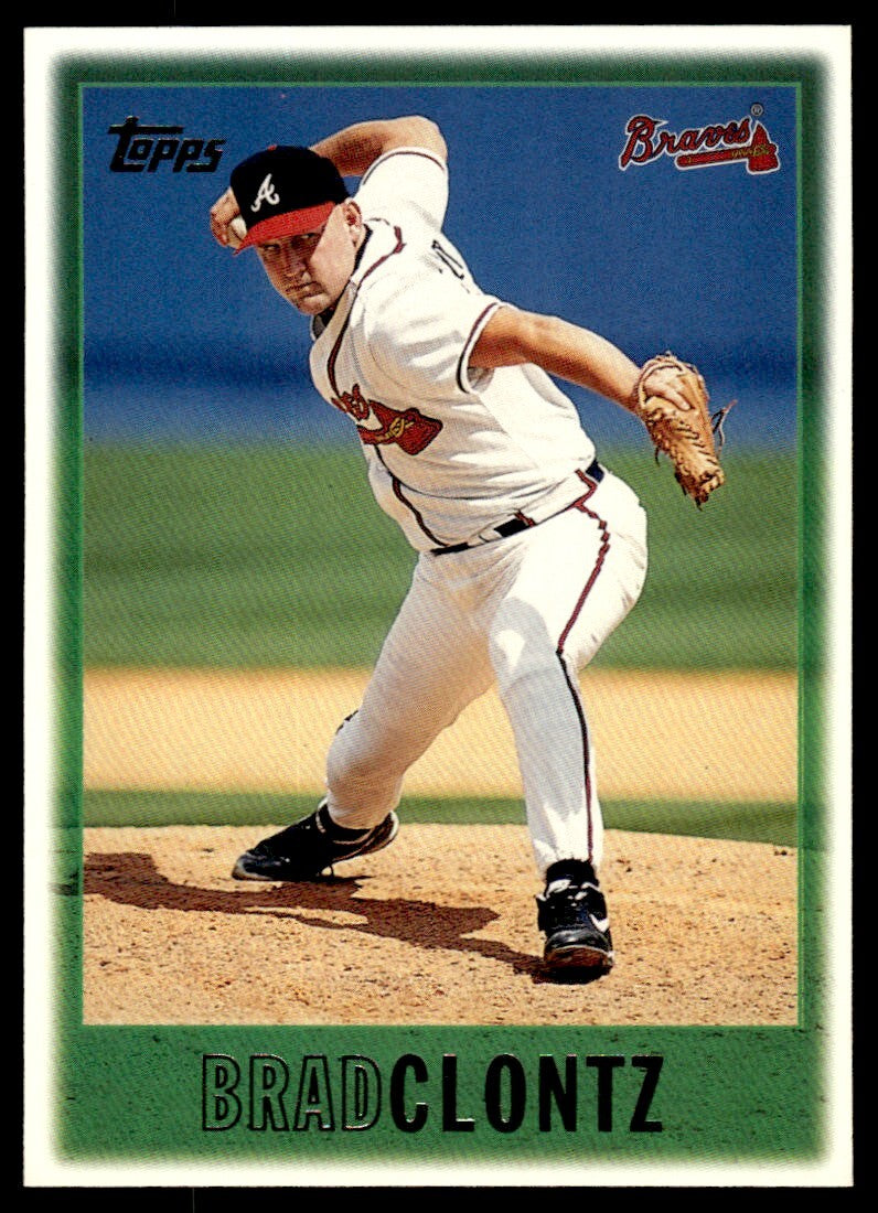 1997 Topps Baseball Card Brad Clontz pp Atlanta Braves #224