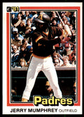 1981 Donruss Baseball Card Jerry Mumphrey San Diego Padres #124