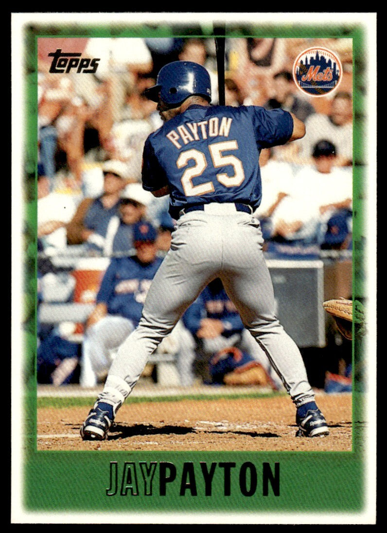 1997 Topps Baseball Card Jay Payton poui New York Mets #342