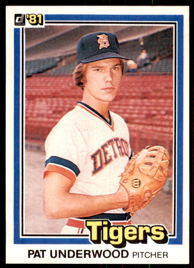 1981 Donruss Pat Underwood Detroit Tigers #368