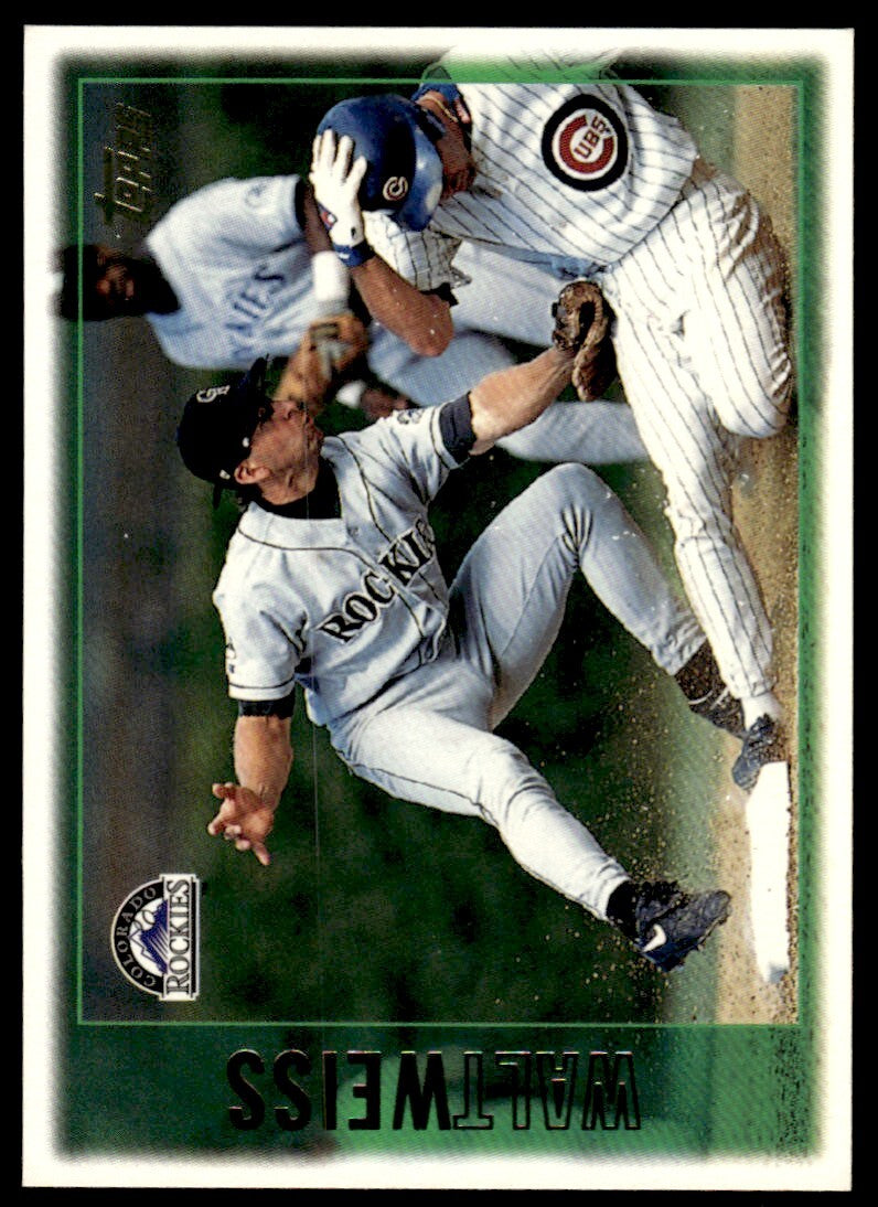 1997 Topps Baseball Card Walt Weiss ikjiu Colorado Rockies #401