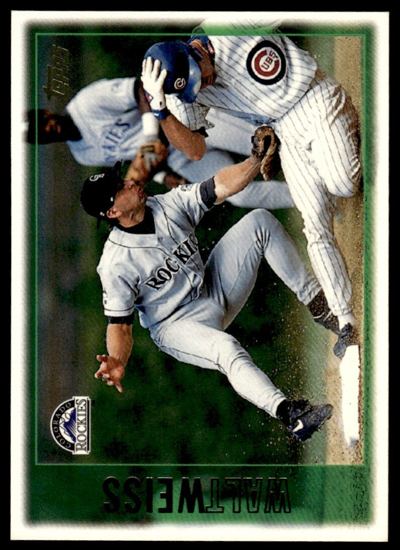 1997 Topps Baseball Card Walt Weiss ppp Colorado Rockies #401