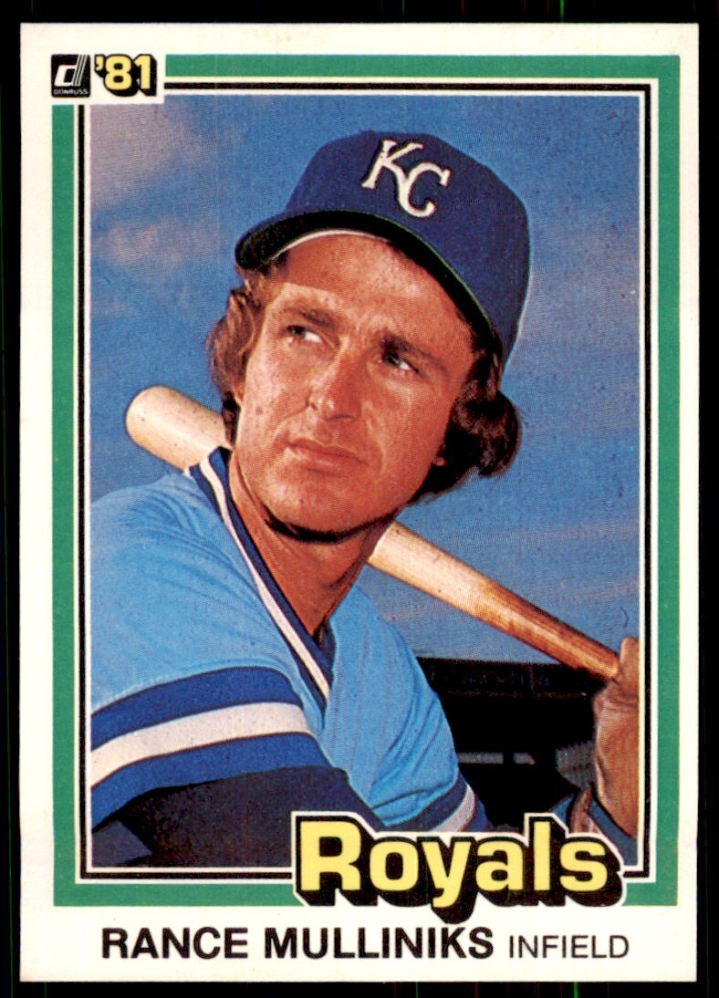 1981 Donruss Rance Mulliniks Kansas City Royals #504