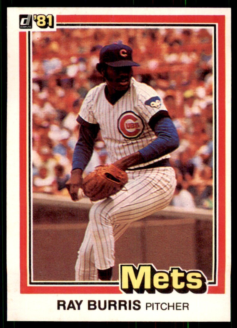 1981 Donruss Ray Burris New York Mets #524