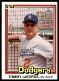 1981 Donruss Tommy Lasorda Los Angeles Dodgers #420