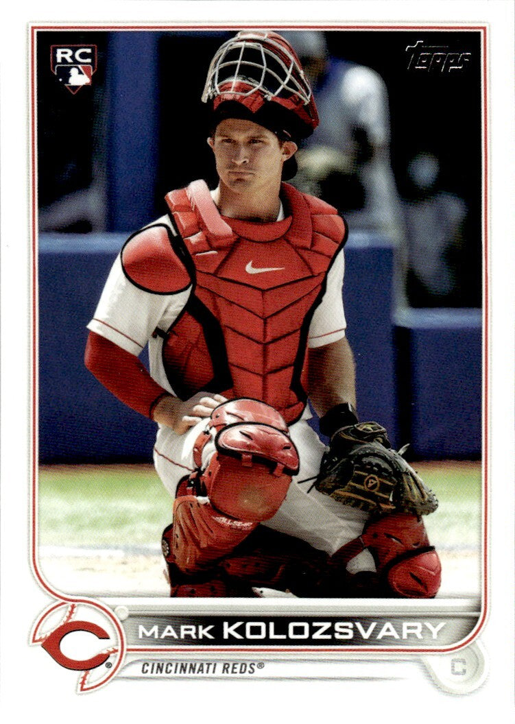 2022 Topps Mark Kolozsvary Baseball Card Cincinnati Reds #536