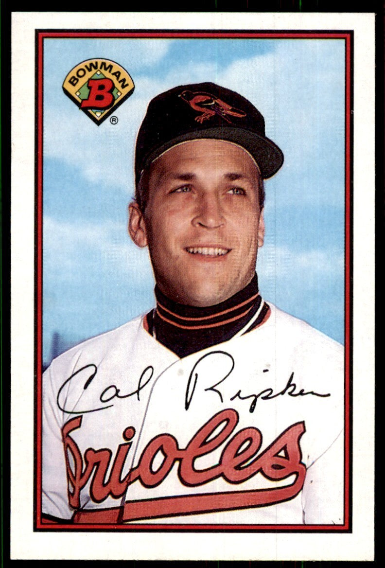 1989 Bowman Baseball Card Cal Ripken Jr. Baltimore Orioles #9