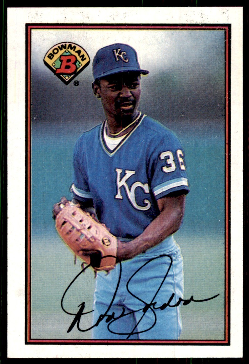 1989 Bowman Baseball Card Tom Gordon Kansas City Royals #115