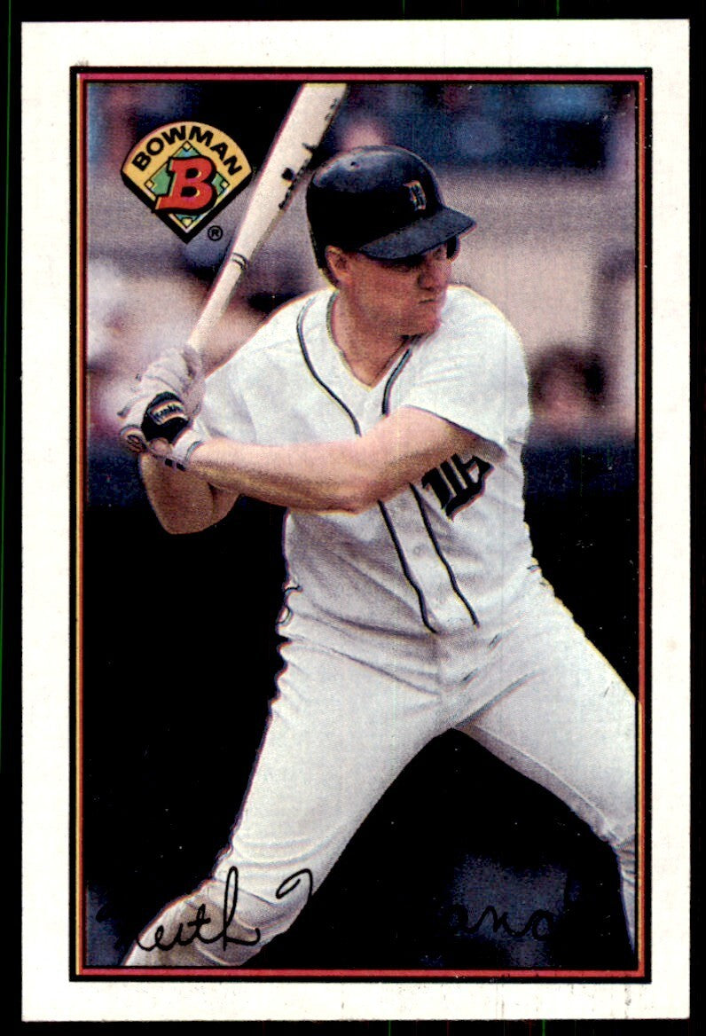 1989 Bowman Baseball Card  Keith Moreland Detroit Tigers #109