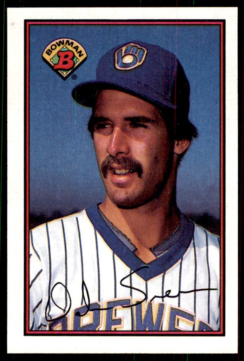 1989 Bowman Baseball Card  Dale Sveum Milwaukee Brewers #139
