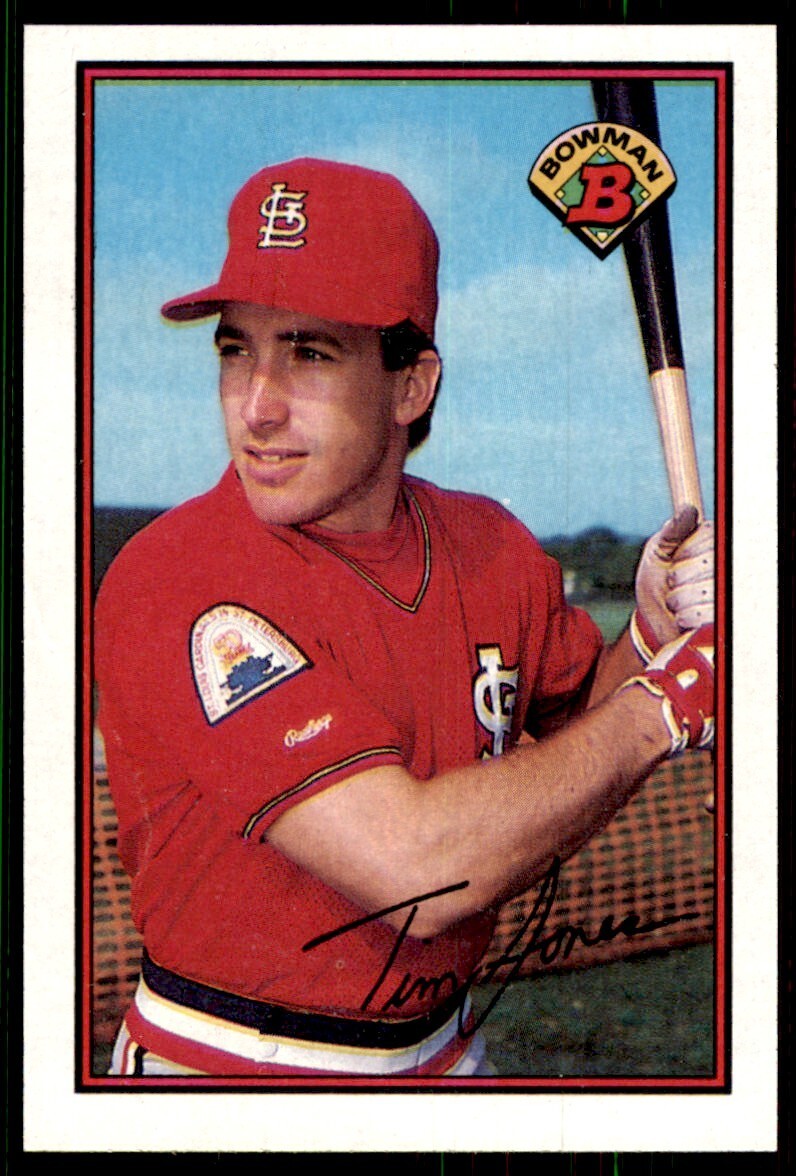 1989 Bowman Baseball Card  Tim Jones St. Louis Cardinals #439