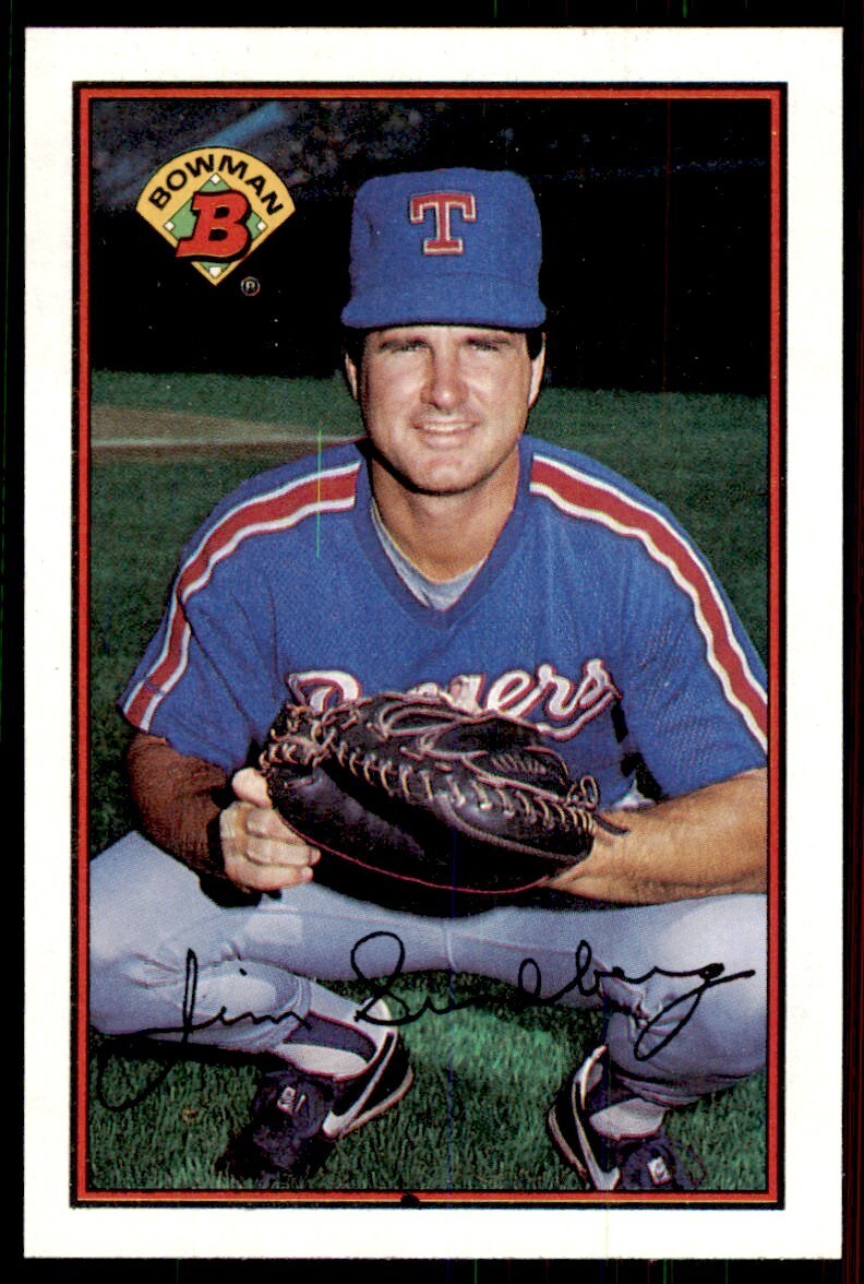 1989 Bowman Baseball Card Jim Sundberg Texas Rangers #227