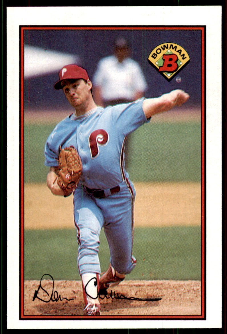 1989 Bowman Baseball Card Don Carman Philadelphia Phillies #392
