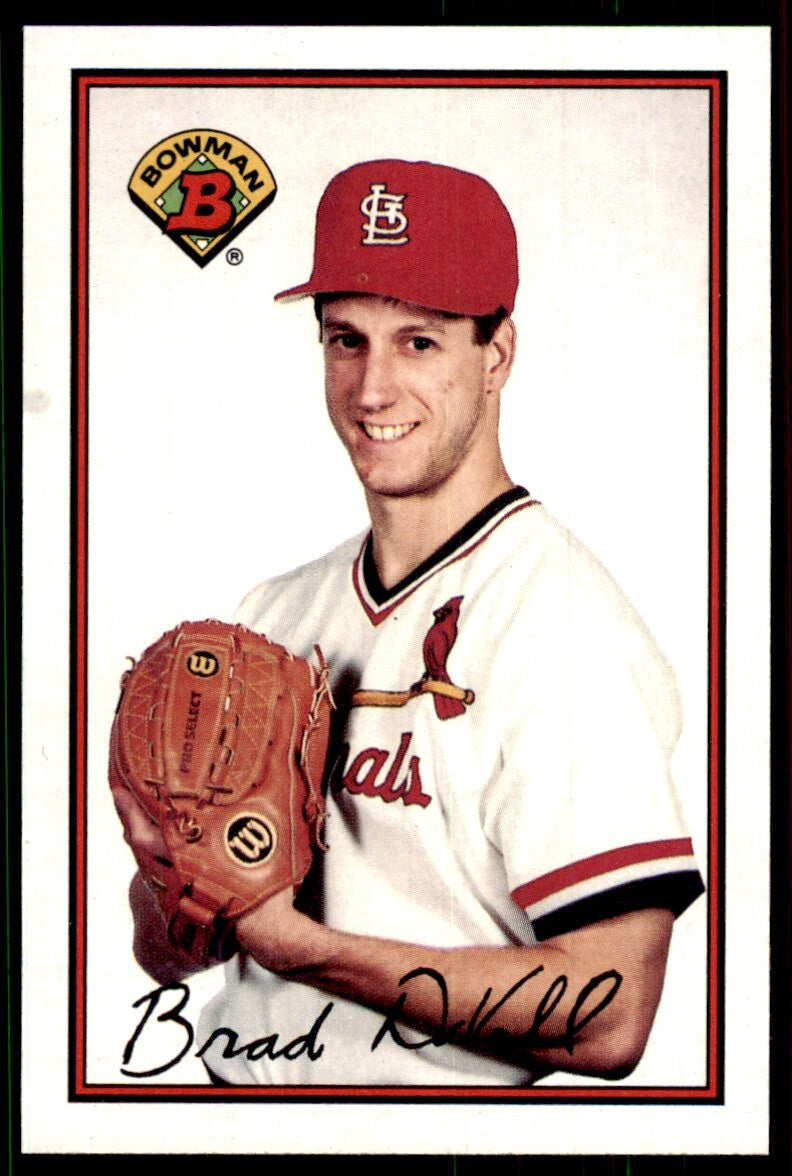 1989 Bowman Baseball Card Brad DuVall St. Louis Cardinals #430