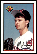 1989 Bowman Baseball Card Mark Lewis Rookie Cleveland Indians #87