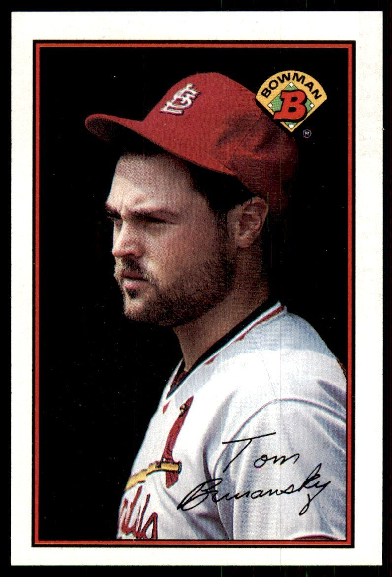 1989 Bowman Baseball Card Tom Brunansky St. Louis Cardinals #444