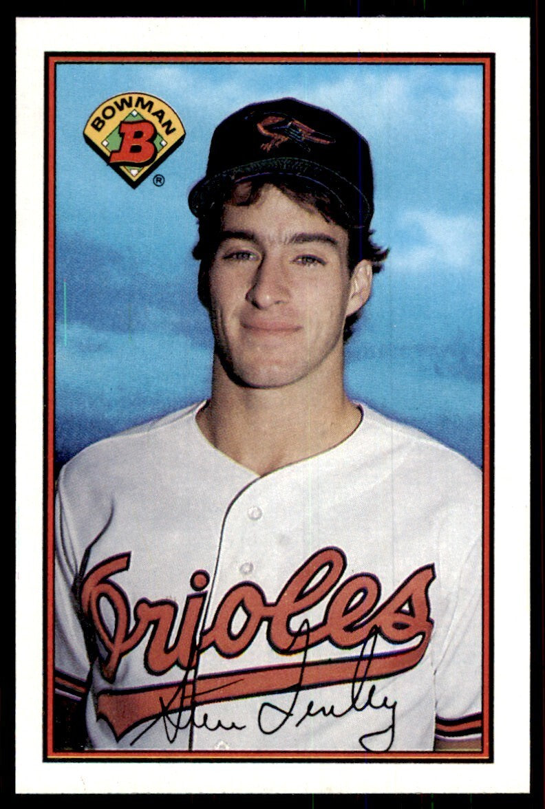 1989 Bowman Baseball Card Steve Finley Rookie Baltimore Orioles #15