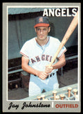 1970 Topps Baseball Card (Damaged) Jay Johnstone California Angels #485