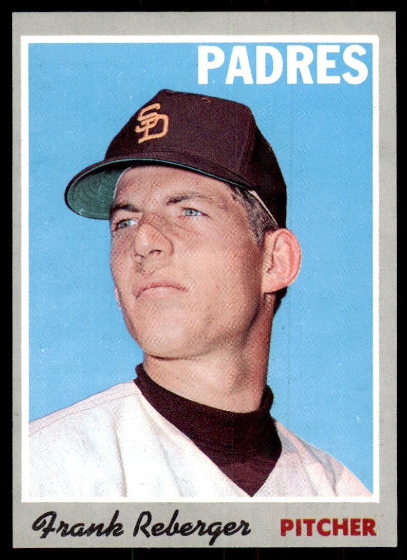 1970 Topps Baseball Card Frank Reberger San Diego Padres #103
