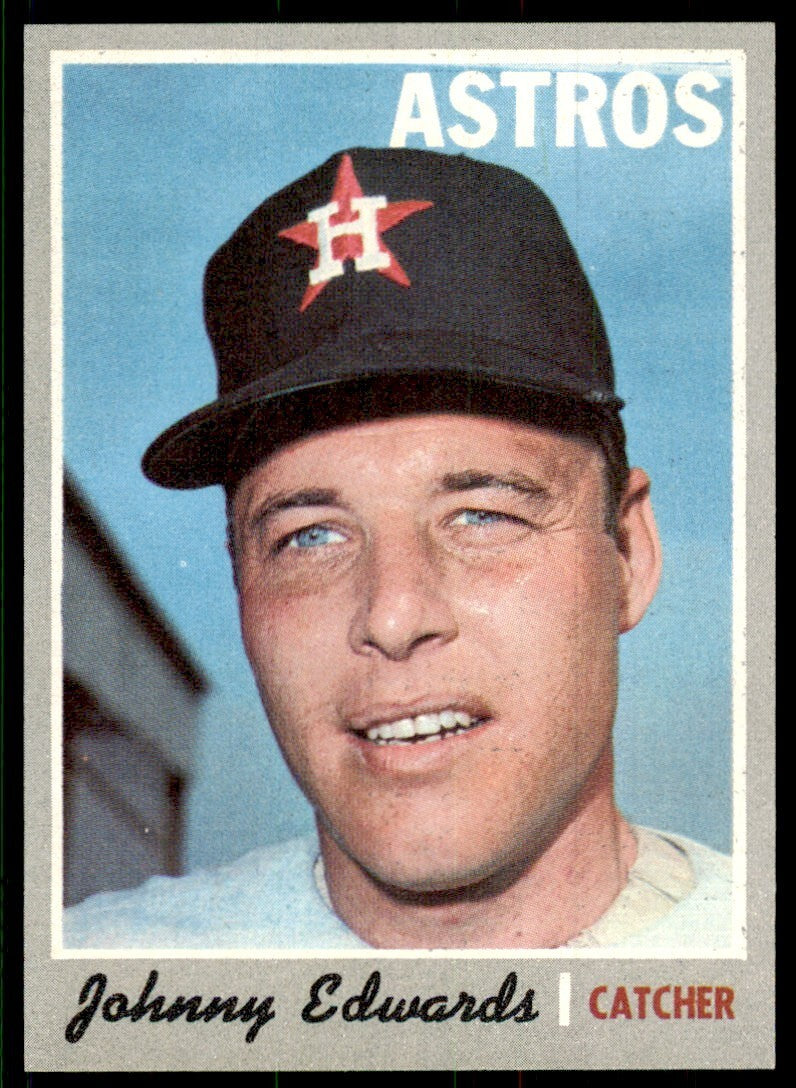 1970 Topps Baseball Card Johnny Edwards Houston Astros #339
