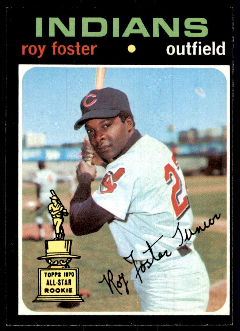 1971 Topps Baseball Card Roy Foster B Cleveland Indians #107