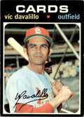 1971 Topps Baseball Card Vic Davalillo A St. Louis Cardinals #4